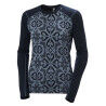 NAVY NORDIC ROSE AOP