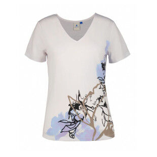 Luhta Ellis Women's T-shirt in White Optic: comfort and style for everyday wear