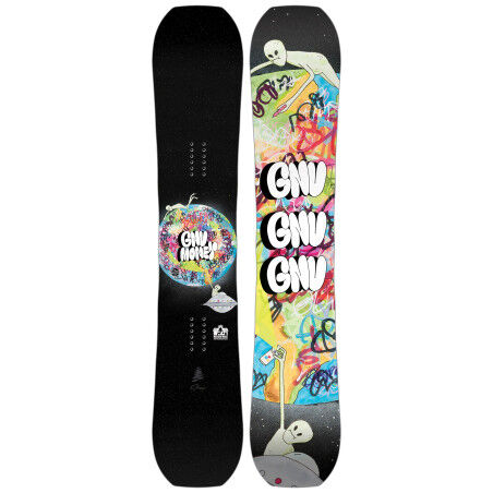 GNU MONEY L freestyle snowboard pack with bindings