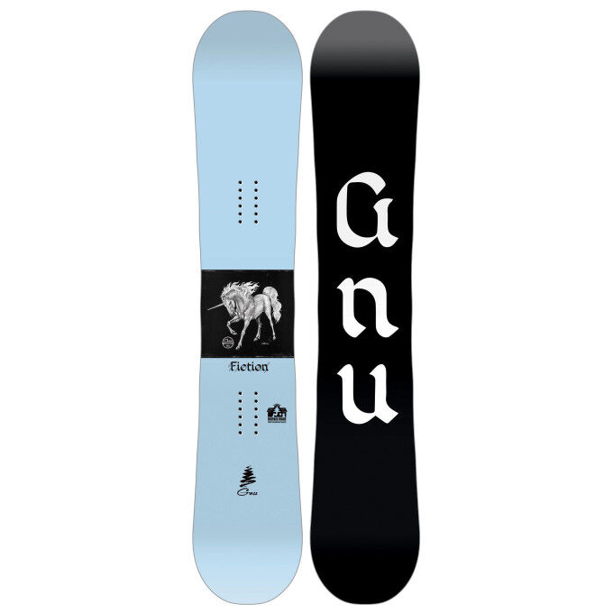 GNU FICTION Snowboard-Rucksack mit Bindungen