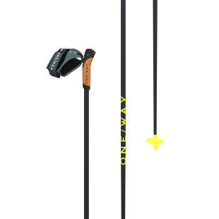 One Way STORM 6 MAG DARK cross-country ski poles – Lightweight & magnetic