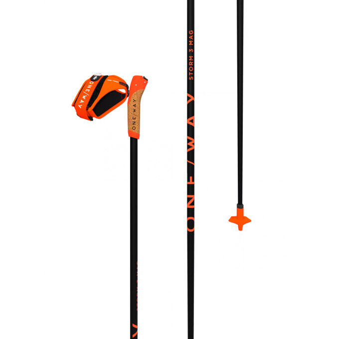 Bastoncini da sci di fondo One Way STORM 3 MAG – 90% carbonio e sistema magnetico