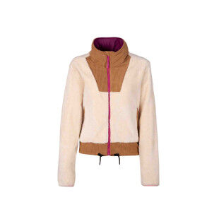 Damen-Fleecejacke Degre7 Yerba – Beige: Wärme und Stil für den Winter