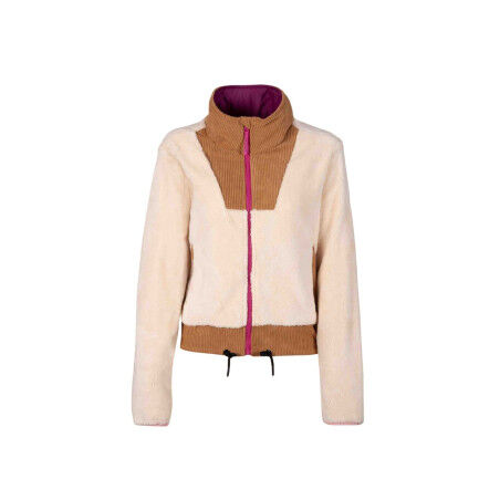 Damen-Fleecejacke Degre7 Yerba – Beige: Wärme und Stil für den Winter