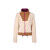 Giacca in pile da donna Degre7 Yerba - Beige: calore e stile per l'inverno