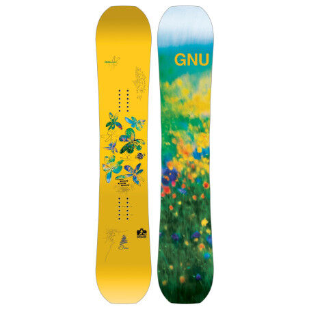 GNU GLOSS C Freestyle-Snowboard mit Bindungen