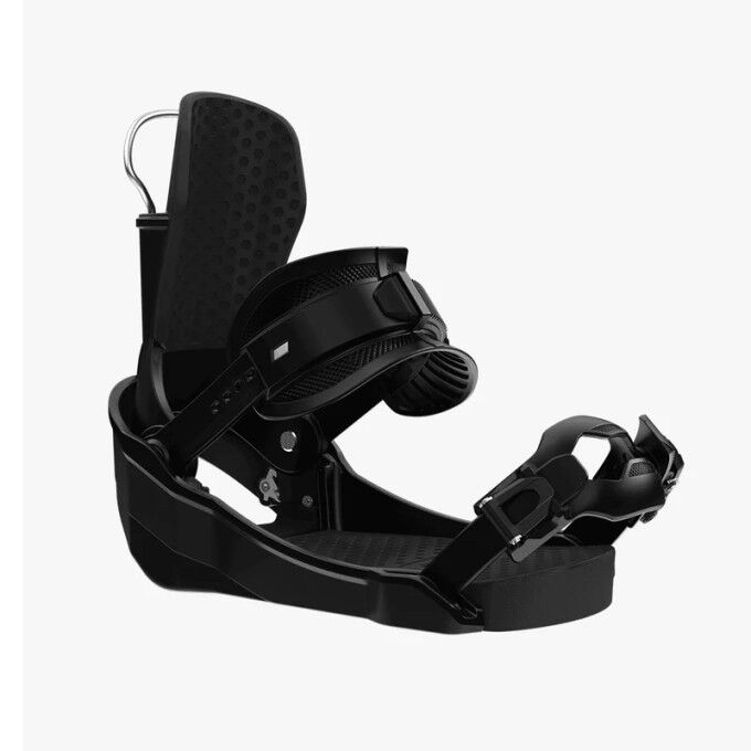 Clew Independence Black Snowboard Bindings – Step-In All-Mountain