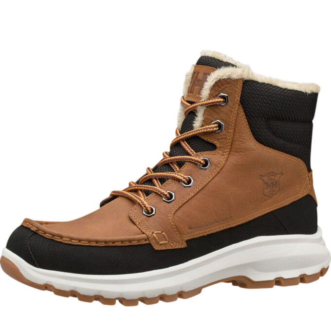 HELLY HANSEN Garibaldi V3 Winter Boots - NEW WHEAT / BLACK / SOCCER