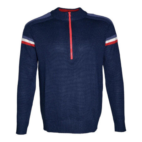 Jersey de cuello redondo para hombre LHOTSE Kirill - Azul marino