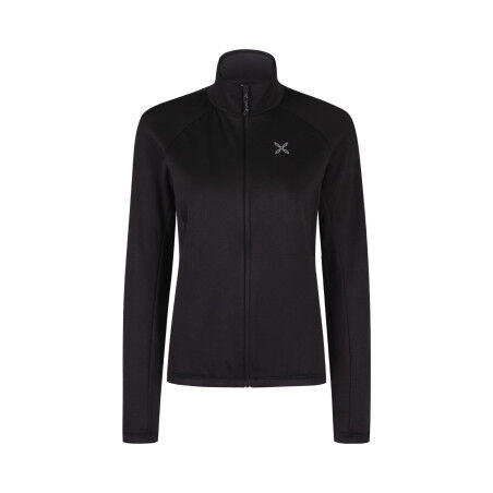Montura Fadis Grid Women's Fleece Jacket - Black: comfort and outdoor technicality