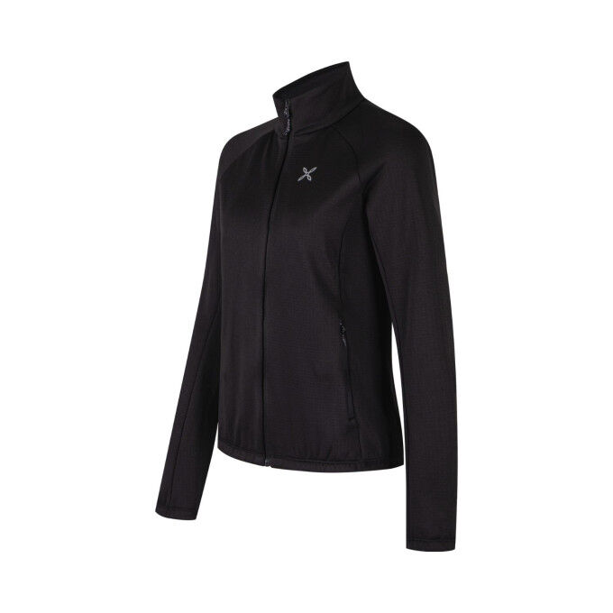 Polaire Femme Montura Fadis Grid - Black : confort et technicité outdoor