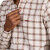 Camisa de hombre Mise Au Green Cupola Terracotta: elegancia a cuadros