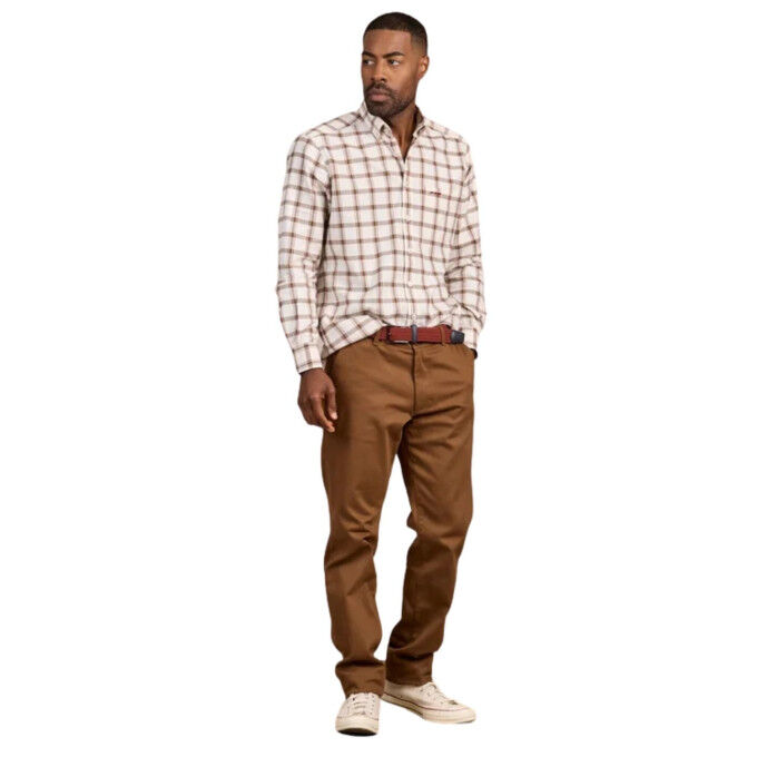 Camisa de hombre Mise Au Green Cupola Terracotta: elegancia a cuadros