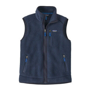 Men's PATAGONIA Retro Pile Fleece Vest - NEW NAVY
