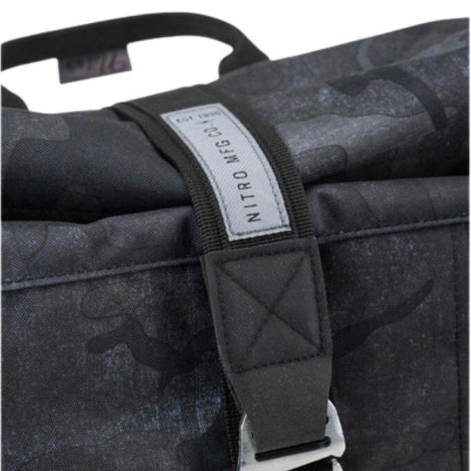 Nitro Scrambler 28 L Forged Camo: stylish, modular urban bag