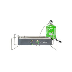 Optimus Gemini II: hornillo de gas de doble quemador para cocinar al aire libre