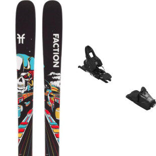 Pack de esquís Faction PRODIGY 0 + fijaciones : Color - Negro, Talla de esquí - 164