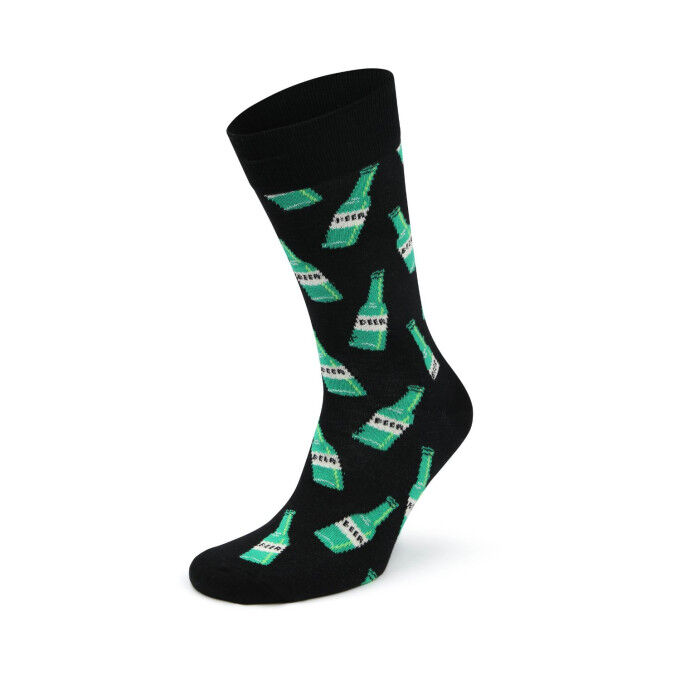 Happy Socks Beer - Black: colorful and comfortable socks
