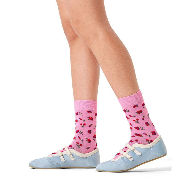 Happy Socks Women's Pink Socks - Comfort and whimsy for everyday wear