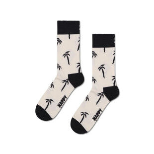 Happy Socks Palm Tree Socks - White: freshness and style every day