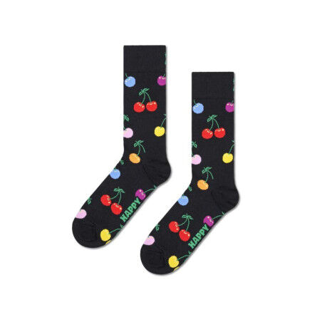 Happy Socks Cherry Black: fruchtige Socken mit Charakter