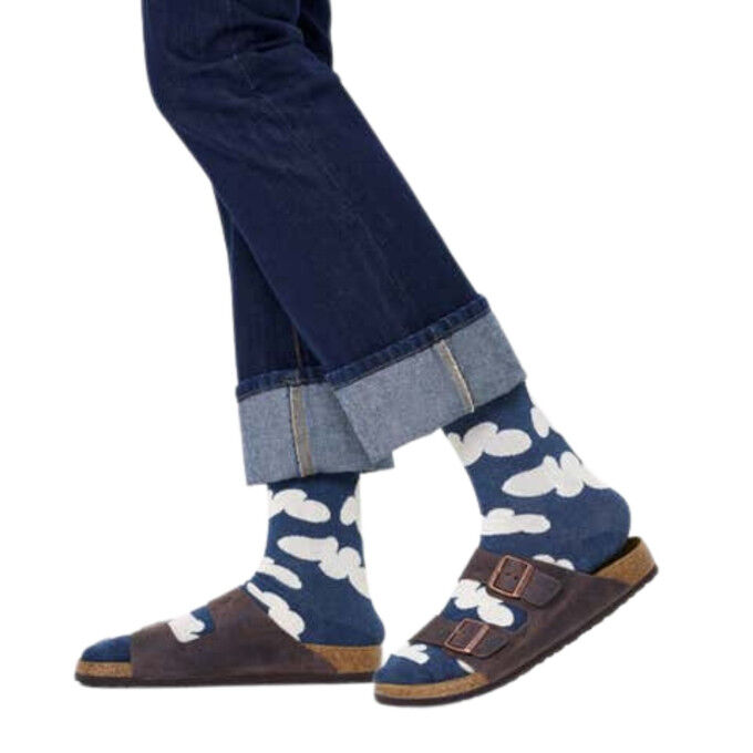 Happy Socks Cloudy Socks - Navy: style and comfort for your feet