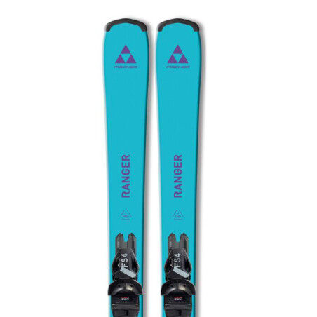 Fischer Ranger JR Kinderski-Set + FS 7 CA JRS Bindungen – Einfache und leichte Junior-Ski