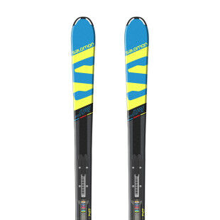 Salomon X-RACE JR + bindings – Junior performance piste skis