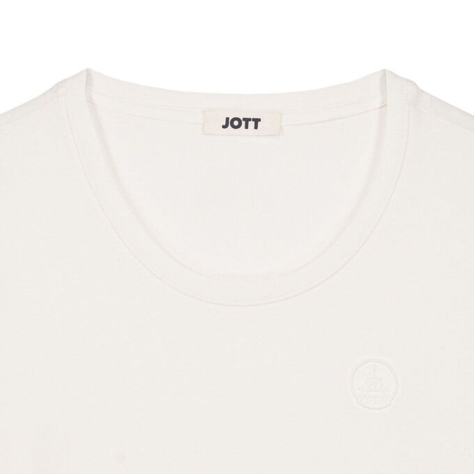 Camiseta de cuello redondo para mujer JOTT ANGEL 2.0 - Blanco