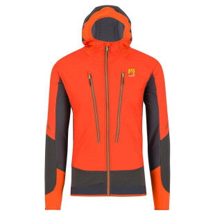 KARPOS ALAGNA PLUS EVO Men's Ski Jacket - SPICY ORANGE/BLACK SAND