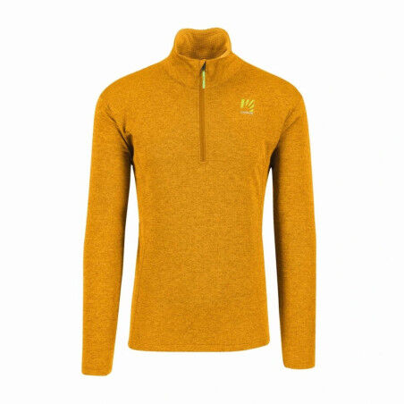 KARPOS Pizzocco Men's Half-Zip Fleece Sweatshirt - GOLDEN