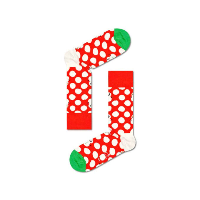 Geschenkbox Happy Socks Big Dot Snowman: 2 festliche Paare