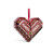 Happy Socks Gingerbread Heart 2-Pack Gift Set: Festive spirit at your feet