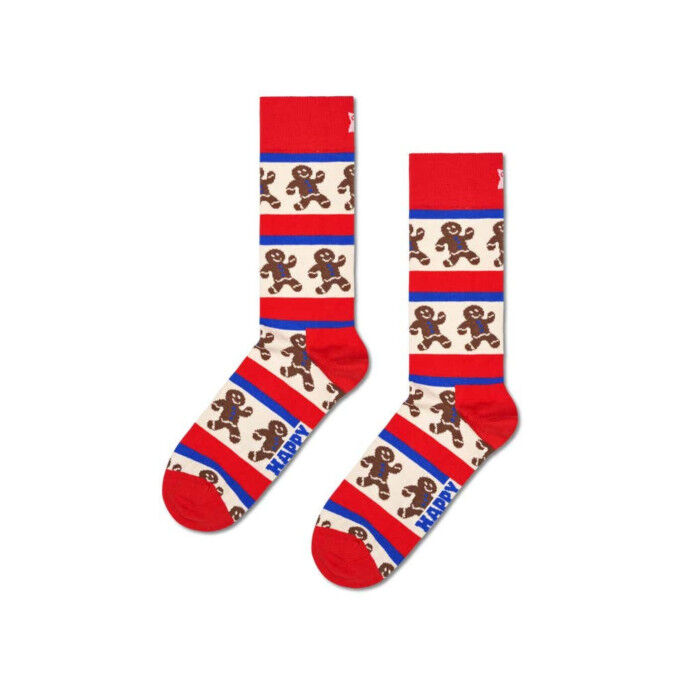Happy Socks Gingerbread Heart 2-Pack Gift Set: Festive spirit at your feet