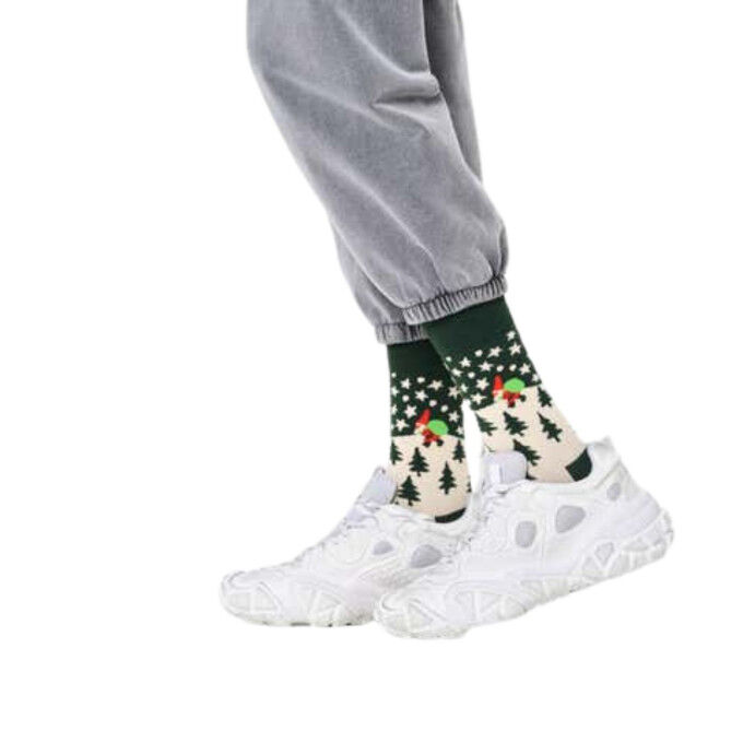 Calcetines Happy Socks Santa On The Way: el espíritu navideño a tus pies