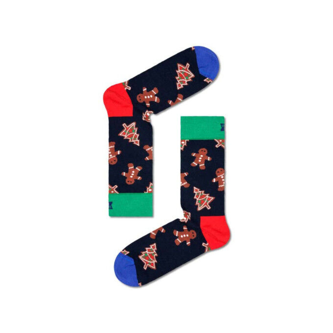 1-Pack Gift Box Happy Socks Gingerbread Cookies Socks