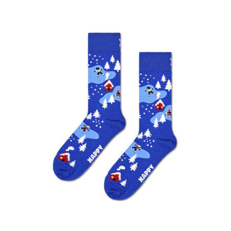 Happy Socks Winter Night - Blue socks: comfort and holiday magic