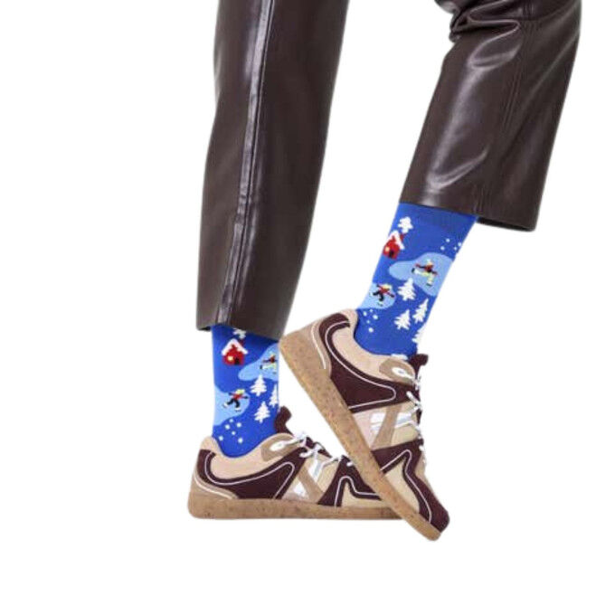 Happy Socks Winter Night - Blue socks: comfort and holiday magic