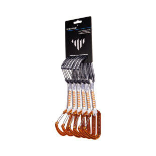 Set of 6 CAMP Photon Wire Express KS Dyneema® 12 cm quickdraws: lightweight and high-performance climbing gear