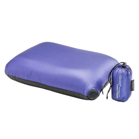 Almohada con núcleo de aire COCOON Hyperlight - Negro/Azul oscuro