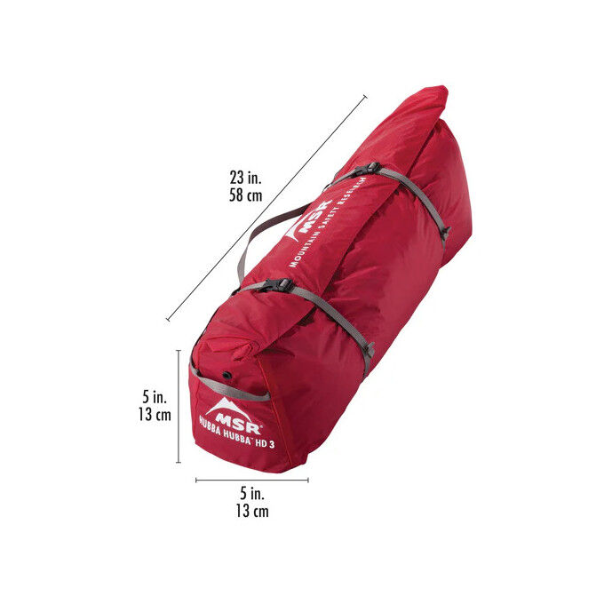 MSR Hubba Hubba HD 3P Tent – Lightweight, spacious, and sturdy