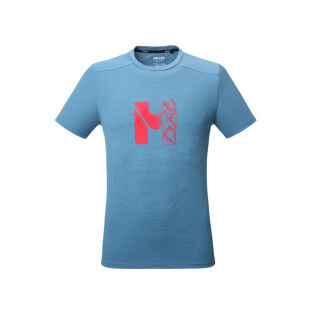 MILLET KAMET MAP Men's T-shirt - CORONET BLUE