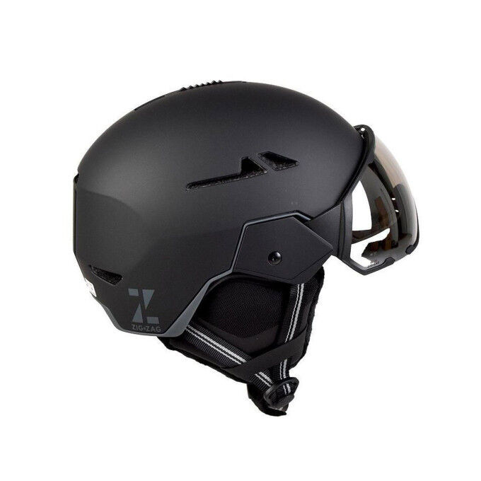 Casco da sci Zig Zag C400 VISOR fotocromatico nero – Comfort e sicurezza