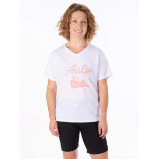 Aulp Banne Women's T-shirt - White: comfort and style for hiking