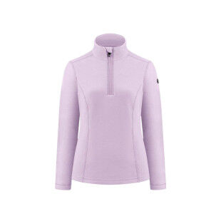 Polaire Femme 1/2 zip Poivre Blanc Romy - Élégance et confort au quotidien