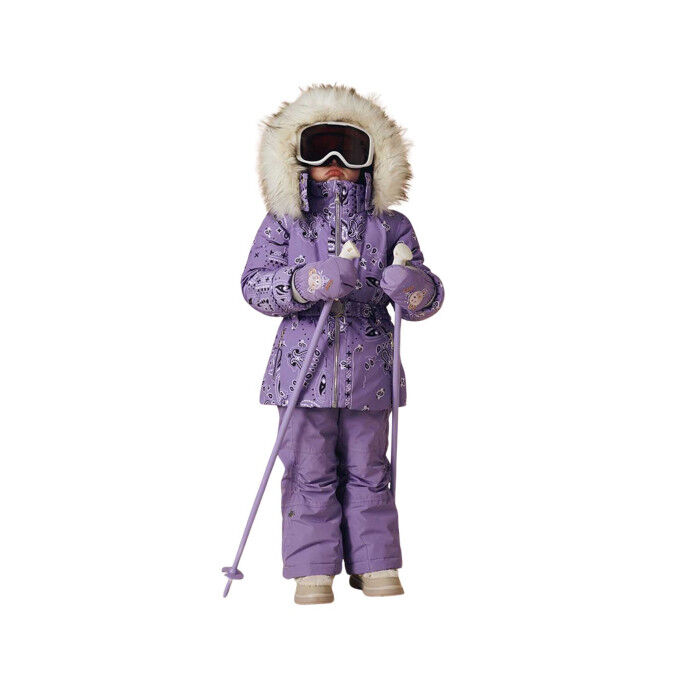 Ski-Daunenjacke für Mädchen Poivre Blanc June – Wärme und Winterstyle