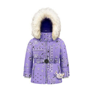 Ski-Daunenjacke für Mädchen Poivre Blanc June – Wärme und Winterstyle