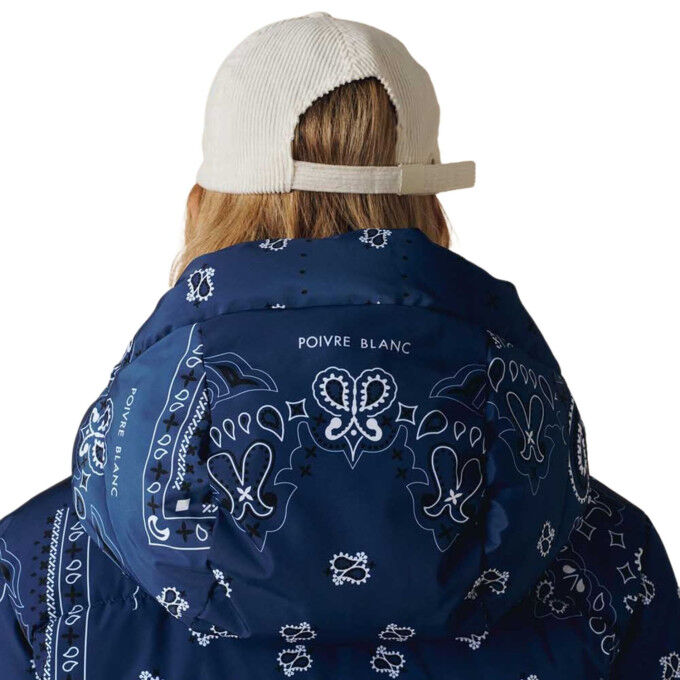 Chloé Femme White Pepper - Paisley Blue: elegance and comfort on the slopes