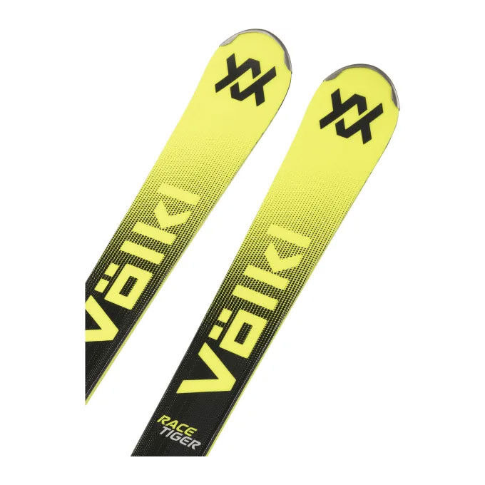 Völkl Racetiger SC Yellow ski package + VMotion 12 bindings