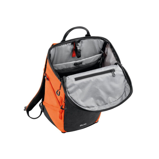 Petzl Bug 18 L Orange: la mochila de escalada compacta y versátil